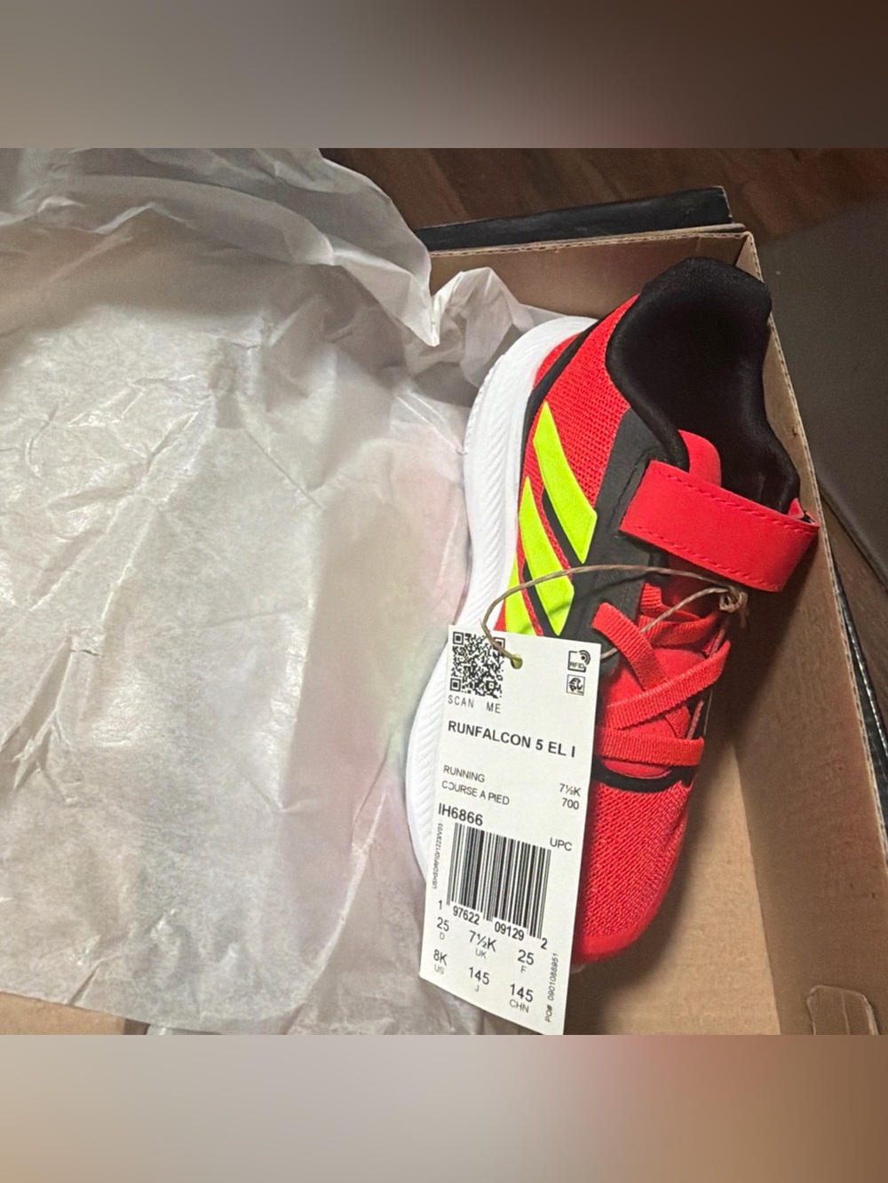 adidas kids Runfalcon 5 Shoes Kids Sz 8k